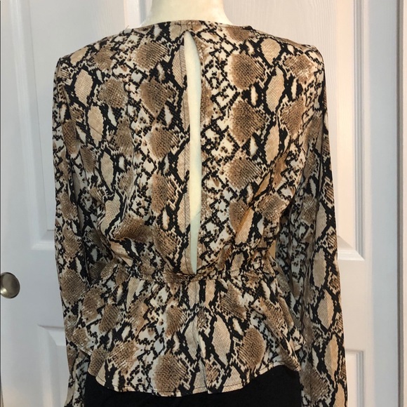 Snake Print Top - Picture 9 of 9